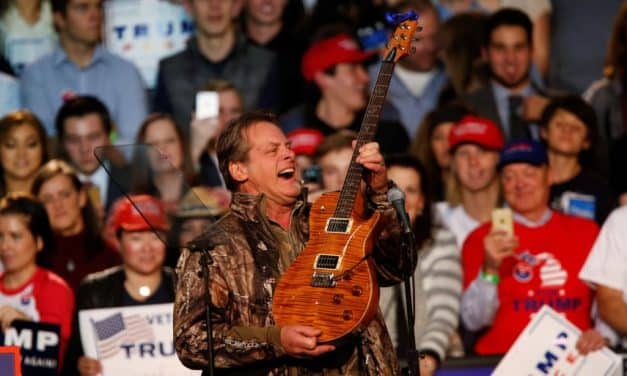 Ted Nugent Goes on Bizarre Rant at Trump Rally, Calls Zelensky a “Homosexual Weirdo”